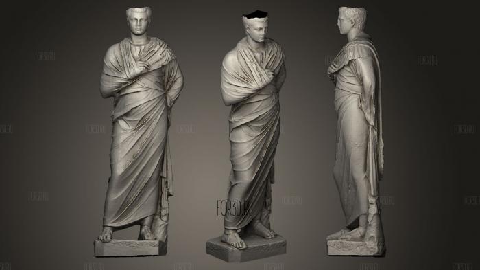 Cloaked Roman stl model for CNC